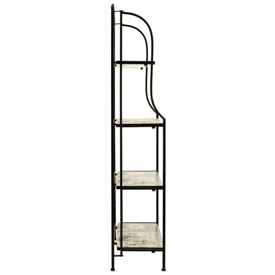 Hylder Alexandra House Living Sort Jern jern Flise 27 x 133 x 57 cm #2