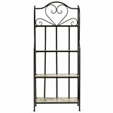 Hylder Alexandra House Living Sort Jern jern Flise 27 x 133 x 57 cm #4