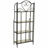 Hylder Alexandra House Living Sort Jern jern Flise 27 x 133 x 57 cm #5