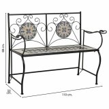 Bnk Alexandra House Living Sort Jern Flise 50 x 88 x 110 cm #2