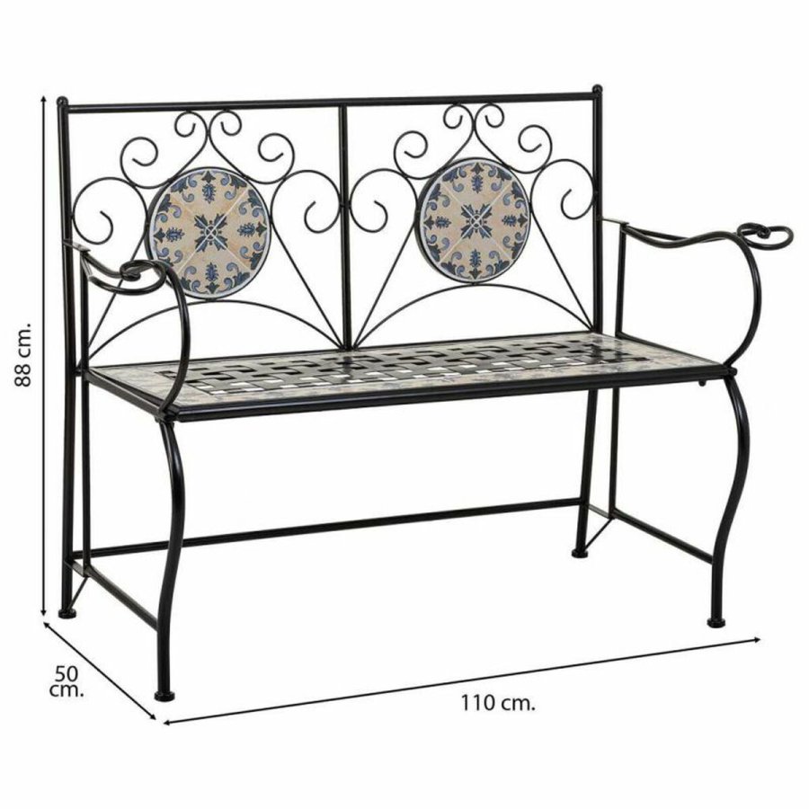 Bnk Alexandra House Living Sort Jern Flise 50 x 88 x 110 cm #2