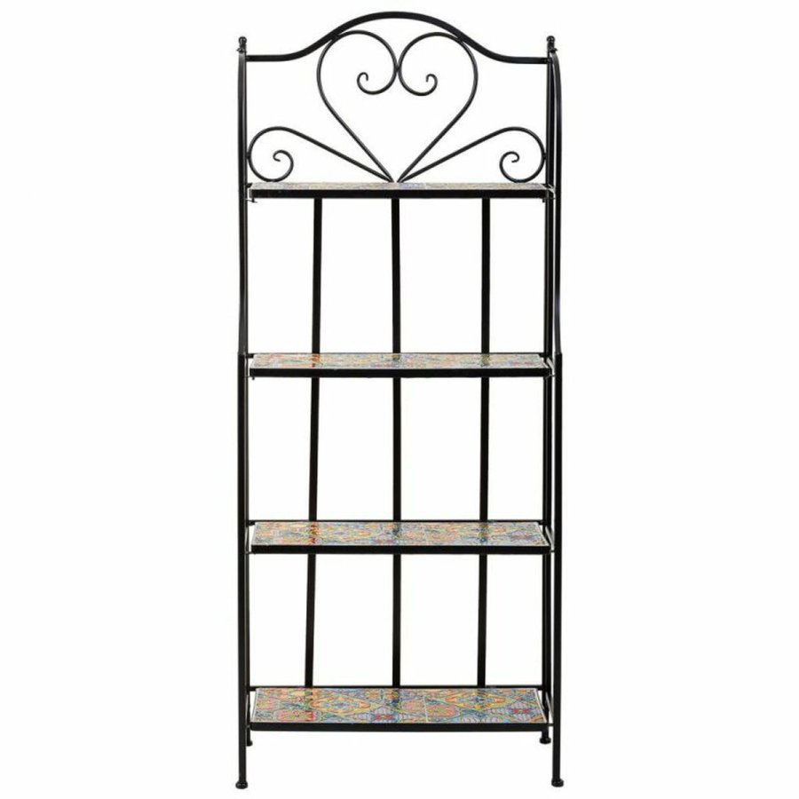 Hylder Alexandra House Living Sort Jern Flise 27 x 133 x 57 cm #3