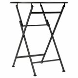 Spisebordst med 2 stole Alexandra House Living Sort 60 x 75 x 60 cm #5