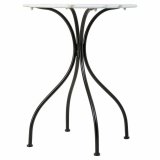 Spisebordst med 2 stole Alexandra House Living Hvid Sort 60 x 75 x 60 cm #5