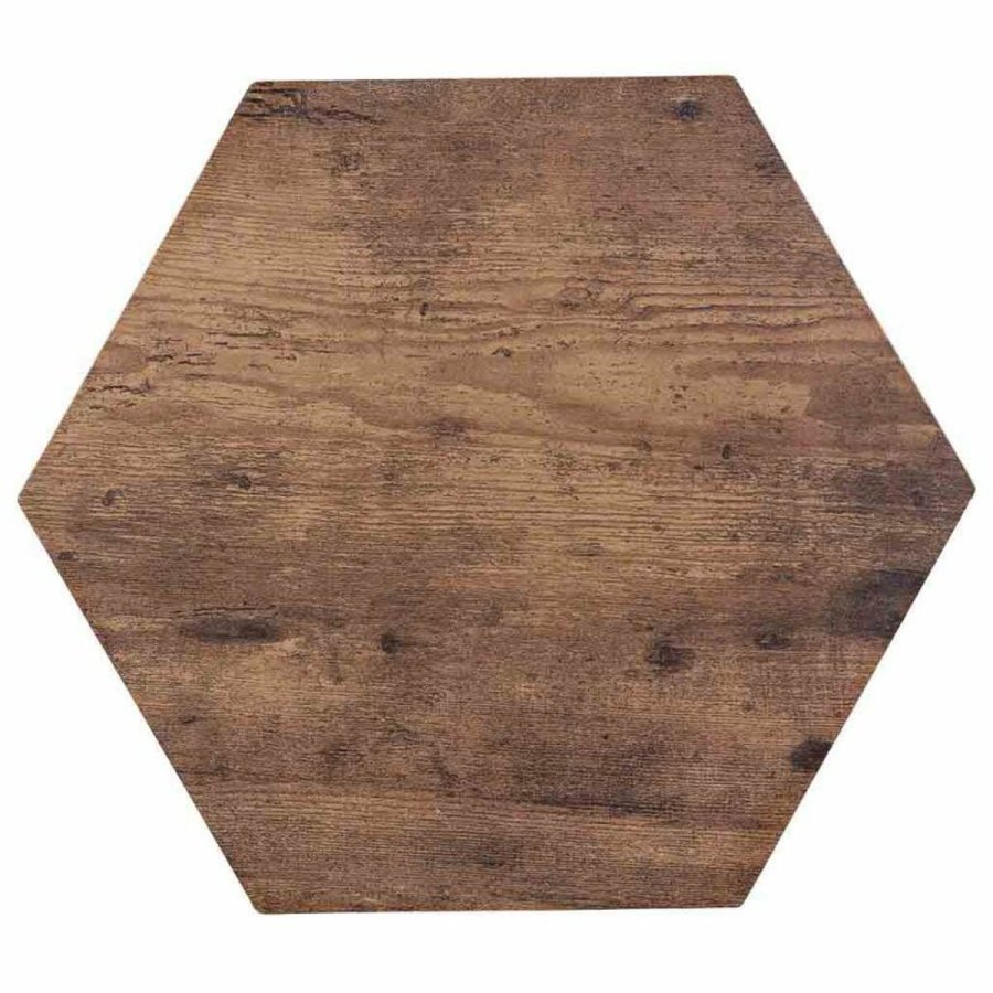 St med 2 borde Alexandra House Living Brun Sort Jern Tr MDF 39 x 57 x 39 cm #7