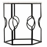 St med 2 borde Alexandra House Living Hvid Jern Tr MDF 39 x 57 x 39 cm #5