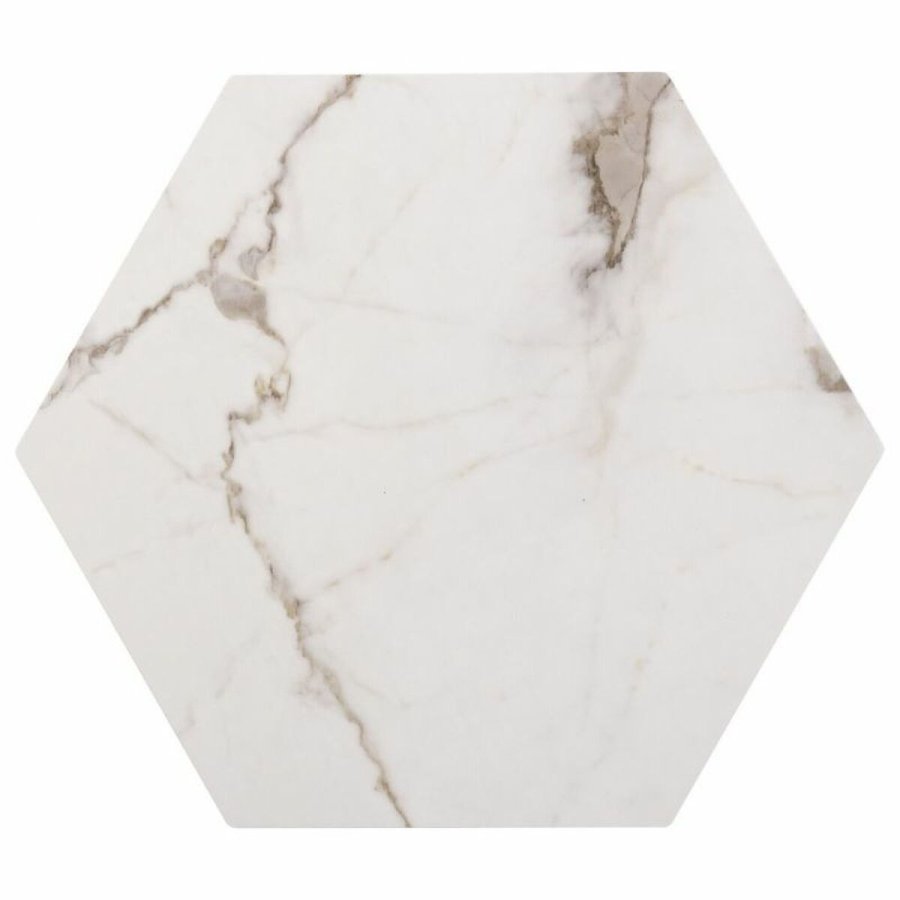 St med 2 borde Alexandra House Living Hvid Jern Tr MDF 39 x 57 x 39 cm #7
