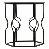 St med 2 borde Alexandra House Living Sort Jern Tr MDF 39 x 57 x 39 cm #5