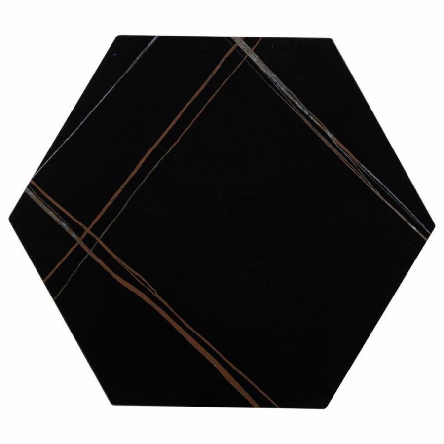 St med 2 borde Alexandra House Living Sort Jern Tr MDF 39 x 57 x 39 cm #7