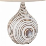 Bordlampe Alexandra House Living Hvid Polyesterharpisk 220-240 V 14 x 25 x 14 cm #4