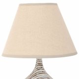 Bordlampe Alexandra House Living Hvid Polyesterharpisk 220-240 V 14 x 25 x 14 cm #5