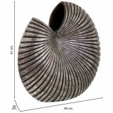 Vase Alexandra House Living Gr Slv Polyesterharpisk 20 x 41 x 46 cm #4