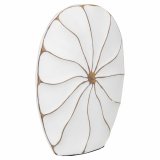 Vase Alexandra House Living Hvid Polyesterharpisk 8 x 39 x 27 cm #1