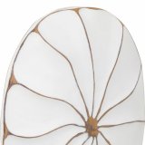 Vase Alexandra House Living Hvid Polyesterharpisk 8 x 39 x 27 cm #5