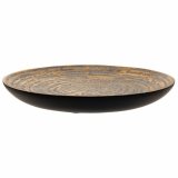 Borddekoration Alexandra House Living Gr Gylden Polyesterharpisk 5 x 40 x 40 cm #2