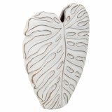 Vase Alexandra House Living Hvid Polyesterharpisk 7 x 31 x 25 cm #2