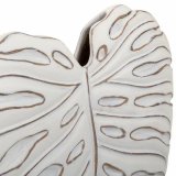 Vase Alexandra House Living Hvid Polyesterharpisk 7 x 31 x 25 cm #4