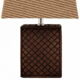 Bordlampe Alexandra House Living Brun Polyesterharpisk 220-240 V 13 x 24 x 13 cm #4