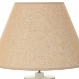 Bordlampe Alexandra House Living Beige Polyesterharpisk 220-240 V 14 x 51 x 14 cm #5