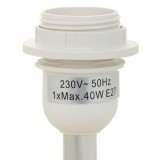 Bordlampe Alexandra House Living Beige Polyesterharpisk 220-240 V 14 x 51 x 14 cm #6