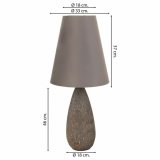 Bordlampe Alexandra House Living Slv Polyesterharpisk 220-240 V 18 x 46 x 18 cm #3