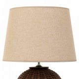 Bordlampe Alexandra House Living Brun Polyesterharpisk 220-240 V 27 x 40 x 27 cm #6