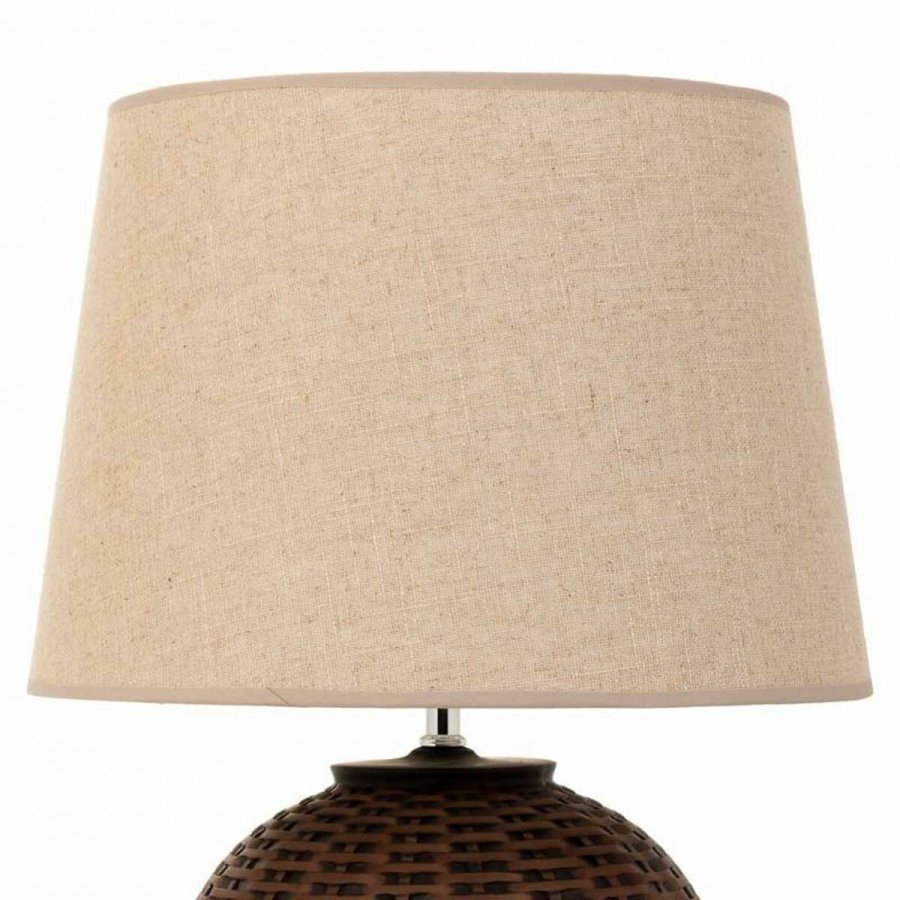 Bordlampe Alexandra House Living Brun Polyesterharpisk 220-240 V 27 x 40 x 27 cm #6