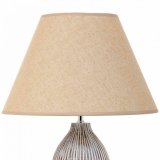 Bordlampe Alexandra House Living Hvid Polyesterharpisk 220-240 V 18 x 49 x 18 cm #5