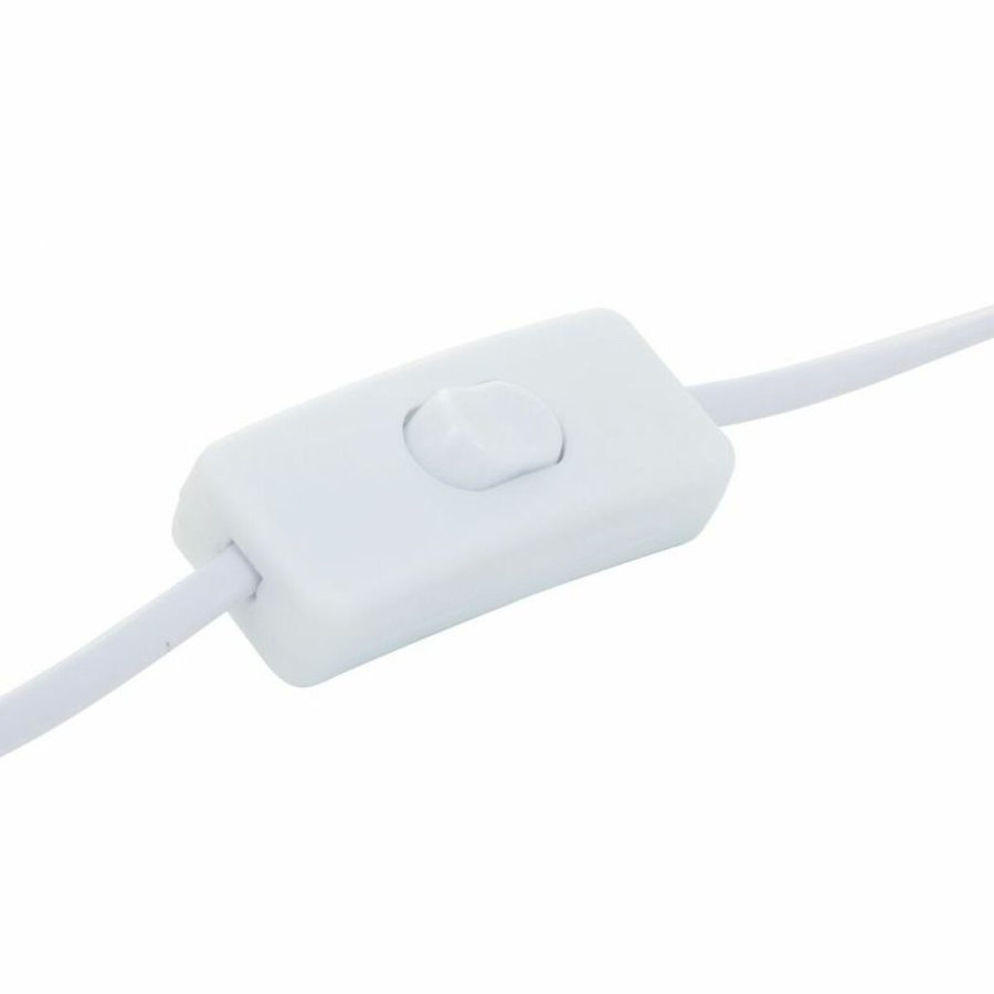 Bordlampe Alexandra House Living Hvid Polyesterharpisk 220-240 V 18 x 49 x 18 cm #7