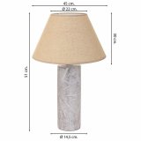 Bordlampe Alexandra House Living Slv Polyesterharpisk 220-240 V 14 x 51 x 14 cm #3