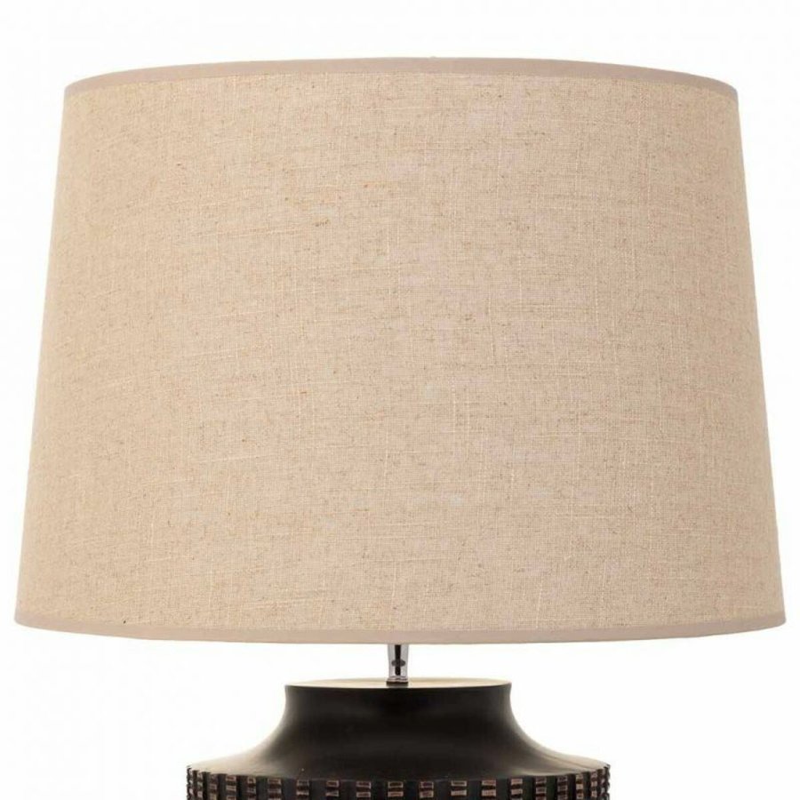 Bordlampe Alexandra House Living Brun Polyesterharpisk 220-240 V 28 x 50 x 28 cm #5