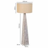Gulvlampe Alexandra House Living Hvid 220-240 V 20 x 122 x 20 cm #3