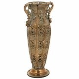 Vase Alexandra House Living Guld Jern 11 x 34 x 11 cm #1