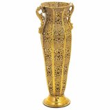 Vase Alexandra House Living Guld Jern 12 x 38 x 16 cm #1