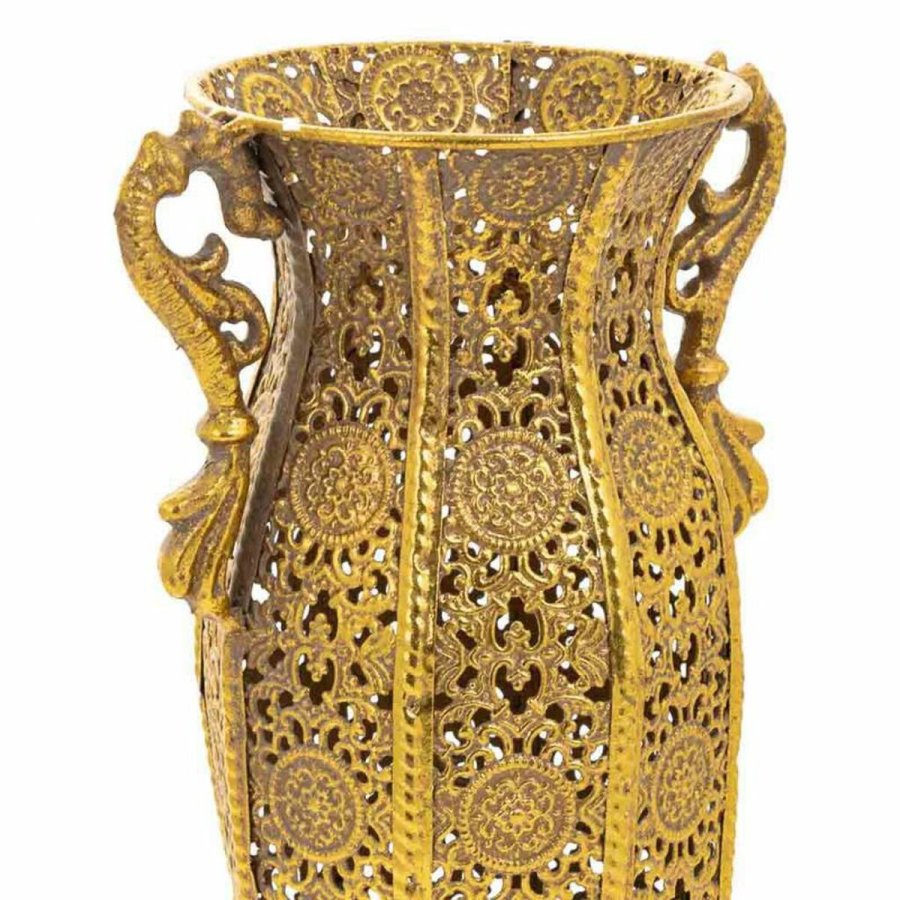 Vase Alexandra House Living Guld Jern 12 x 38 x 16 cm #4