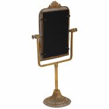 Spejl med Montagebjler Alexandra House Living Guld Harpiks 9 x 35 x 18 cm #22