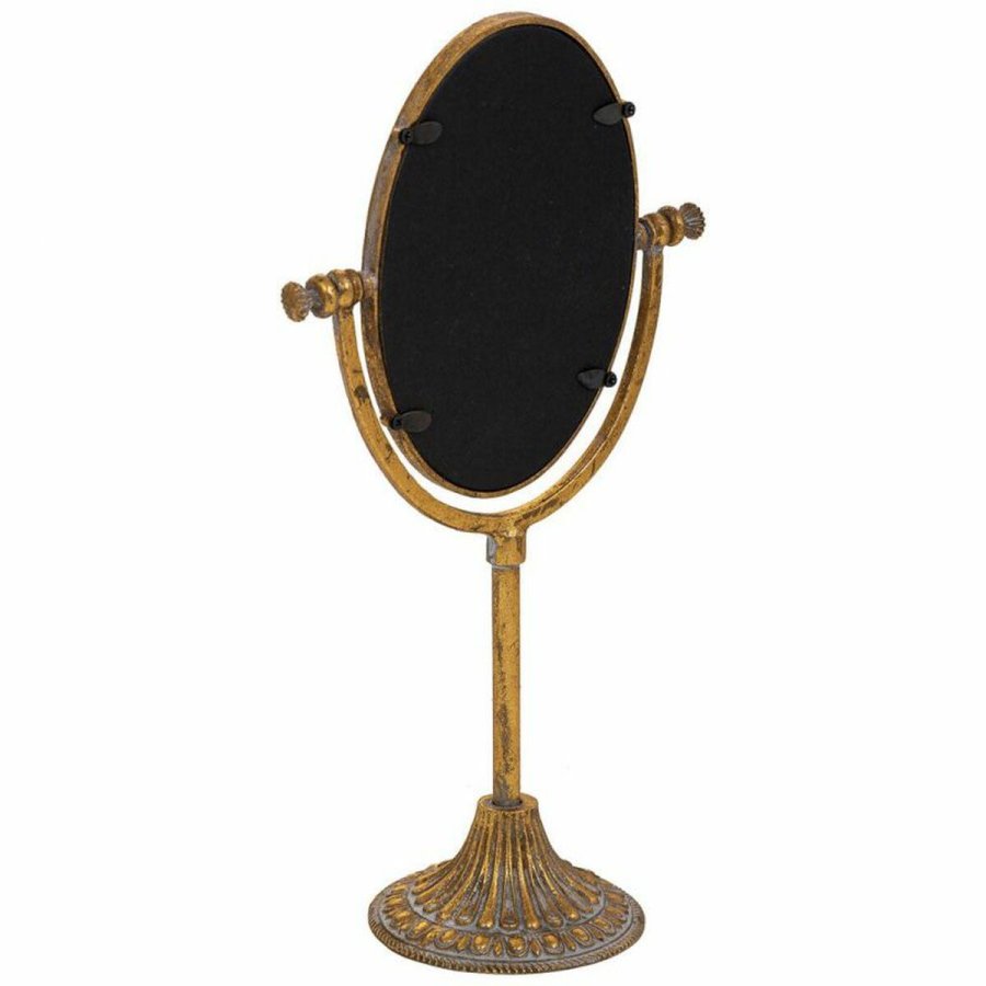 Spejl med Montagebjler Alexandra House Living Guld Harpiks 9 x 30 x 17 cm #22