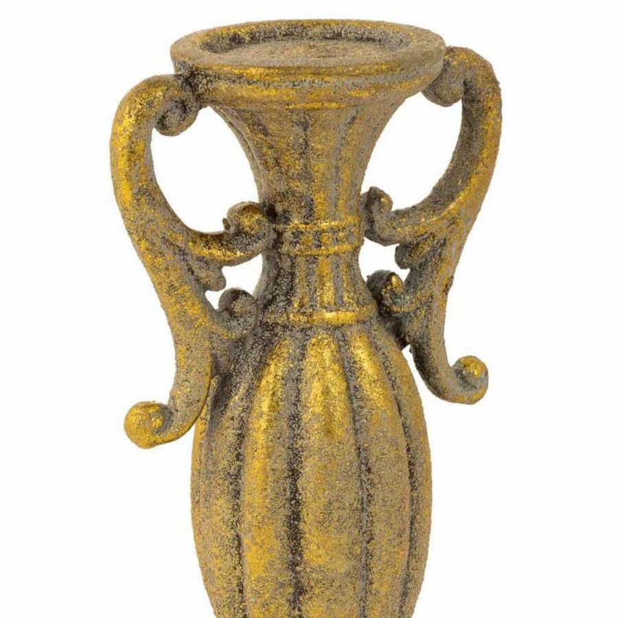 Lysestage Alexandra House Living Gylden Harpiks 14 x 33 x 14 cm #4