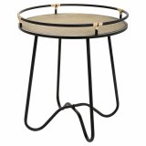 Sofabord Alexandra House Living Sort Jern 45 x 50 x 45 cm #2