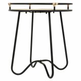 Sofabord Alexandra House Living Sort Jern 45 x 50 x 45 cm #1