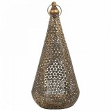 Lyseholder Alexandra House Living Guld Glas Jern 19 x 43 x 19 cm #2