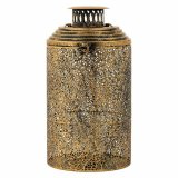 Lyseholder Alexandra House Living Guld Glas Jern 21 x 39 x 21 cm #4