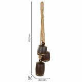 Klokke Alexandra House Living Brun Tov Jern 12 x 81 x 20 cm #15