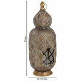 Lyseholder Alexandra House Living Guld Glas Jern 21 x 55 x 21 cm #4