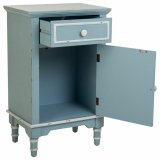 Natbord Alexandra House Living Bl Hvid 32 x 74 x 46 cm #8