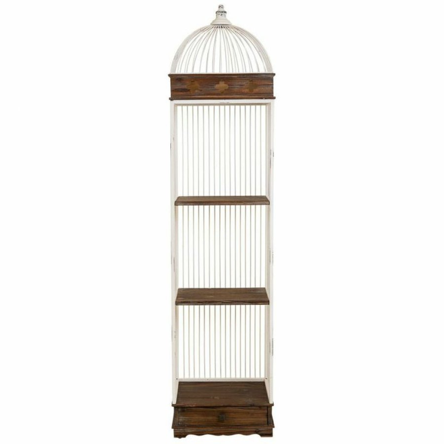 Hylder Alexandra House Living Hvid Metal Tr MDF 31 x 172 x 41 cm #5