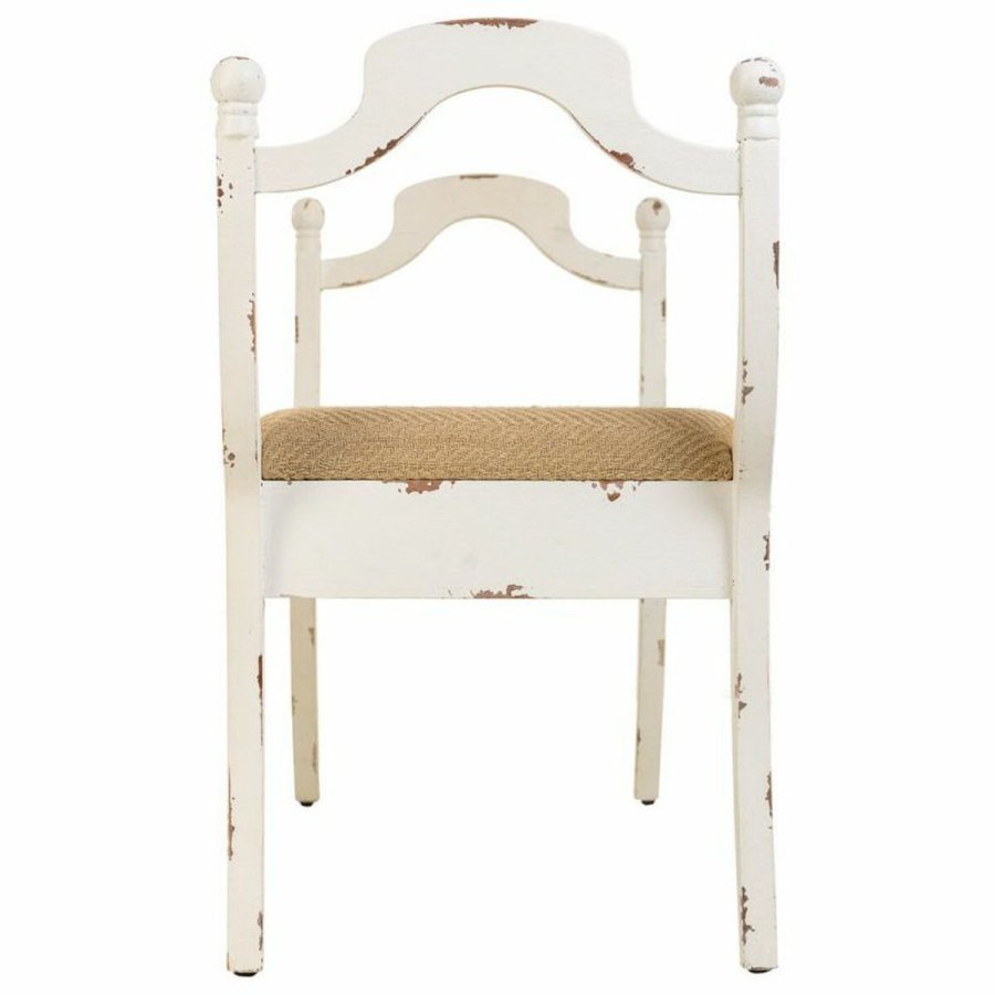 Stol Alexandra House Living Hvid Svamp Gran Tr MDF 45 x 78 x 139 cm #22