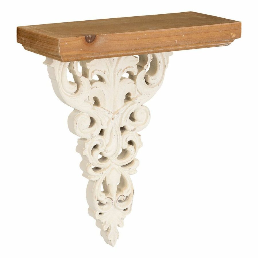 Hylder Alexandra House Living Hvid Gran Tr MDF 37 x 15 x 30 cm #1