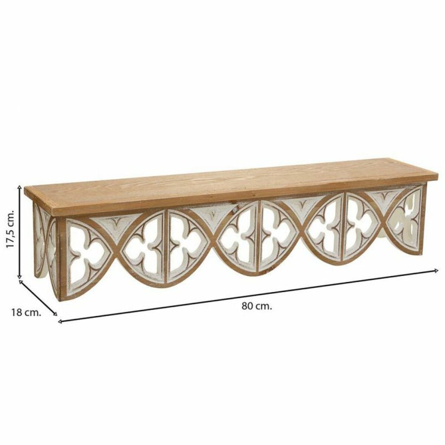 Hylder Alexandra House Living Brun Gran Tr MDF 18 x 17 x 80 cm #3