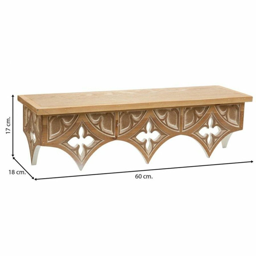 Hylder Alexandra House Living Brun Gran Tr MDF 18 x 17 x 60 cm #3